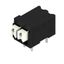 Printed circuit board terminals, 3.50 mm, Number of poles: 2, 90°, Solder pin length (l): 3.5 mm, black, PUSH IN with actuator, Clamping range, max. : 1.5 mm², Tube thumbnail 1