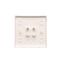 Single roller blind button, 10A, matt aluminum thumbnail 2