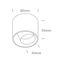 BLACK 12W WW IP20 36deg ADJUSTABLE 230V DARK LIGHT thumbnail 2