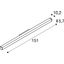Q-LINE WALL, wall light, white/chrome, T5 Energy Saver, 35W thumbnail 2