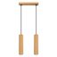 DOUBLE HANGING LAMP WITH GOLDEN ROSETTLE FOR GU10 FROM THE KERBON FAMILY thumbnail 3