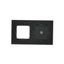 Single contact push button without pictogram, (module), 10AX, quick connection, black matt thumbnail 2