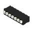 Printed circuit board terminals, 5.00 mm, Number of poles: 7, 90°, Solder pin length (l): 1.5 mm, black, PUSH IN with actuator, Clamping range, max. : 1.5 mm², Tube thumbnail 3