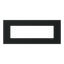 Frame - 1-gang / 7-modules - Niessen logo - S - Matt Black thumbnail 1