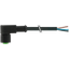 M12 female 90° A-cod. with cable Lite PVC 5x0.34 bk UL/CSA 3m thumbnail 1
