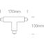 WHITE T CONNECTOR RIGHT thumbnail 3