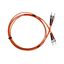 FO Patchcord Duplex ST/ST,62,5/125æm OM1, LS0H, orange, 5m thumbnail 2