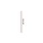 IP44 single socket outlet - same color flap&frame, white, 16A thumbnail 1