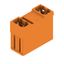 PCB plug-in connector, male header, closed side, THT solder connection, 5.00 mm, Number of poles: 4, 180°, Solder pin length (l): 3.2 mm, tinned, orange, Box thumbnail 3