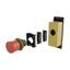 Emergency stop/emergency switching off pushbutton, Rectangular yellow  thumbnail 1