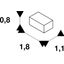 MINI ALU TRACK longitudinal coupler, max. 12,5A, chrome thumbnail 3