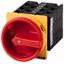 T3-5-8346/EA/SVB Main switch, T3, 32 A, flush mounting, 5 contact unit(s), 10-pole, Emergency switching off function, With red rotary handle and yellow locking ring thumbnail 1