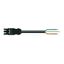 pre-assembled connecting cable;Eca;Socket/open-ended;white thumbnail 2