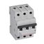 MCB RX³ 6000 - 3P - 400V~ - 63 A - C curve - prong-type supply busbars thumbnail 1