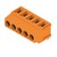 Printed circuit board terminals, 5.08 mm, Number of poles: 5, 180°, Solder pin length (l): 3.5 mm, tinned, orange, Clamping yoke connection, Clamping range, max. : 2.5 mm², Box thumbnail 3