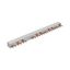 EVGK busbar fork, 3-phase, L1 - L2 - L3 - X + L1 - L2 - L3, shortenable version with end caps included, 4+8 module units, 10 mm² thumbnail 13