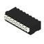 Printed circuit board terminals, 3.50 mm, Number of poles: 8, 90°, Solder pin length (l): 1.5 mm, black, PUSH IN with actuator, Clamping range, max. : 1.5 mm², Tape thumbnail 4