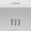 HANGING LAMP ZANE 3 GREY GU10 3X40W IP20 thumbnail 4