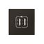 2 USB CHARGER 2 MOD A+A 3A 15W MAT BLACK thumbnail 3