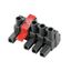 PCB plug-in connector, female plug, 7.62 mm, Number of poles: 4, 180°, Clamping yoke connection, Clamping range, max. : 4 mm², Box thumbnail 1