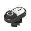 Double lower projecting pushbutton, with marking thumbnail 1