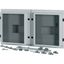 XTMP2N4W4CC-H550W1000 Front cover for 2x NZM4, withdrawable, HxW=550x1000mm, IP55, grey thumbnail 4