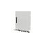 XSDMRV40606 Device area door, ventilated, IP42, right, HxW=600x600mm, grey thumbnail 4