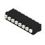 Printed circuit board terminals, 5.08 mm, Number of poles: 8, 90°, Solder pin length (l): 1.5 mm, black, PUSH IN with actuator, Clamping range, max. : 1.5 mm², Tape thumbnail 2