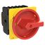 P3 Main switch, 80 A,Flush mounting, 3 pole, Form EA/SVB, Red, Door co thumbnail 9