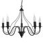 MINERVA CHANDELIER 5 BLACK E14 5X40W IP20 thumbnail 10