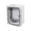 Cabinet MAGNA 39123-T, 280x210x130mm, transparent door, IP65 thumbnail 1