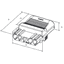 Coupler 5-p plug, str-rel, narrow, wht thumbnail 2