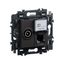 Tv telenet + RJ45 UTP category 6 socket dark thumbnail 3