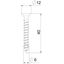 Chipboard screw countersunk head, TX 25 drive 6x40mm Stainless steel B thumbnail 2