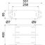 Adjustable bend element vertical 85x400 Steel Hot-dip galvanised zinc thumbnail 2