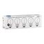 EcoPack 5pcs LED Filament G45 E27 0.6W Blue PC thumbnail 1