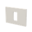 Frame - 1-gang / 1-module - Niessen logo - Basic - Dune thumbnail 2