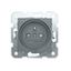 Pin socket outlet, safety shutter, cage clamps, anthracite thumbnail 2