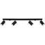 RING CEILING LAMP 4L BLACK GU10 4X40W IP20 thumbnail 1