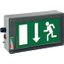 Ex-escape sign luminaires EX-LITE NLT with integrated emergency light function for zone 1/21, Pictogram: EN 1838, Arrow: 6 Clock thumbnail 2