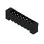 PCB plug-in connector, male header, Flange, THT/THR solder connection, 5.08 mm, Number of poles: 7, 180°, Solder pin length (l): 3.2 mm, tinned, black, Box thumbnail 4