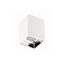 Ceiling luminaire housing ARIES, PC, 77x100mm, IP20, max. 20 W, square, white/chrome thumbnail 1