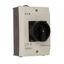 P1-32/I2/SVB-SW/HI11-NA Main switch, P1, 32 A, surface mounting, 3 pole, 1 N/O, 1 N/C, STOP function, With black rotary handle and locking ring, UL/CSA thumbnail 6