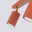 MOVABLE CARBON CEILING STRIP SPOTLIGHTS IN RED FINISH thumbnail 9