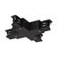 X-connector for S-TRACK 3-phase track, black thumbnail 2