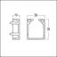 SUP2 TRACK U END PLATE ELECTR CON BK - Cover plate thumbnail 3