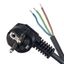 Connection cable W-2T H05RR-F 3x1.0 (rubber) black thumbnail 1