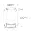 BLACK COB 6W WW IP54 100-240V thumbnail 2