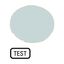 M22-XDL-W-GB9 Button lens, flat white, TEST thumbnail 6