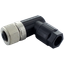 M12 female 90° A-cod. Push-Lock 4-pol., 0.14 - 0.75mm², 4 - 8mm thumbnail 1